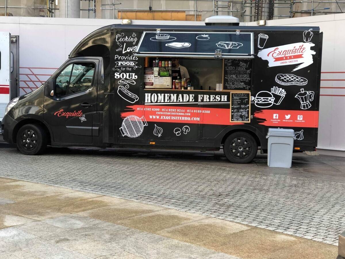 Versatile catering van for sale in East London