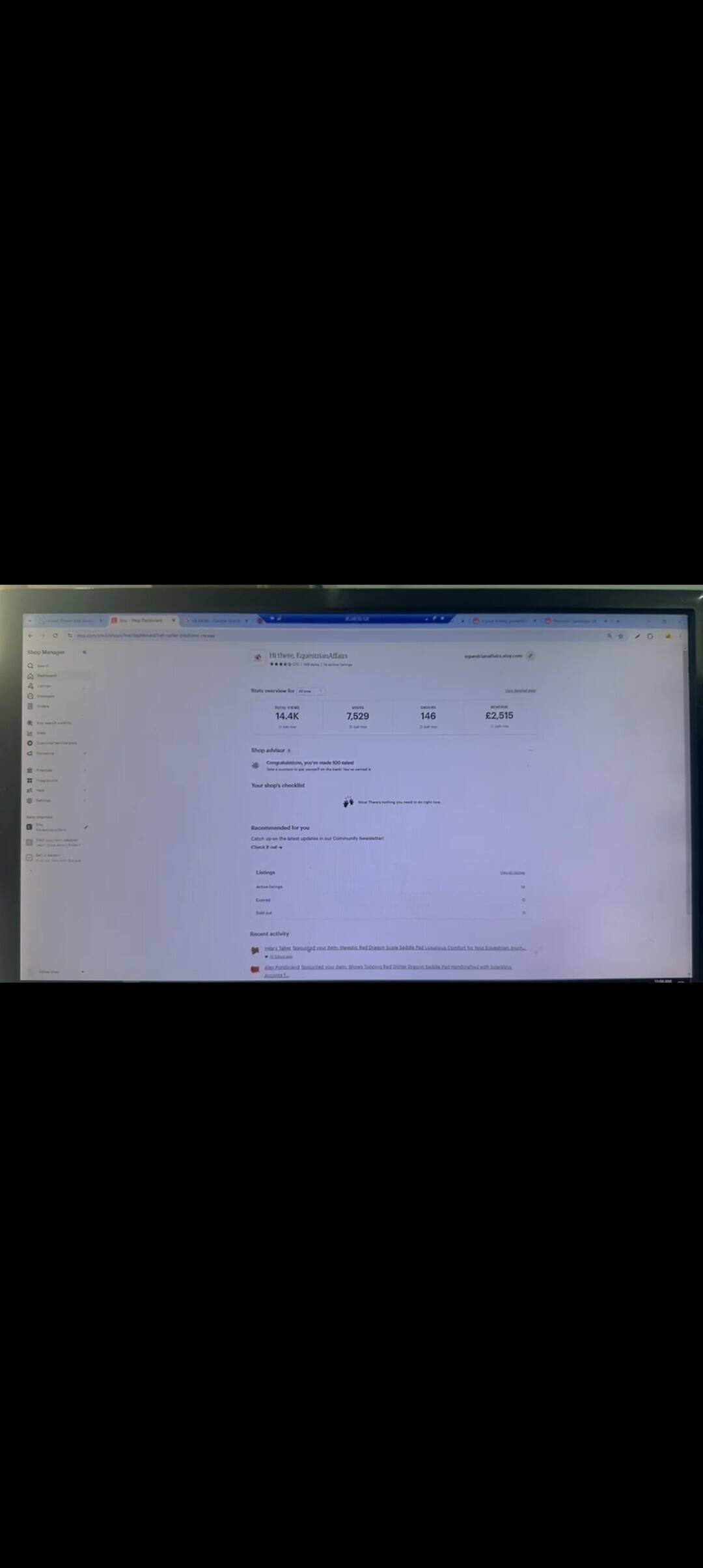 I'm selling my e-commerce stores old Etsy amazon Walmart eBay 
