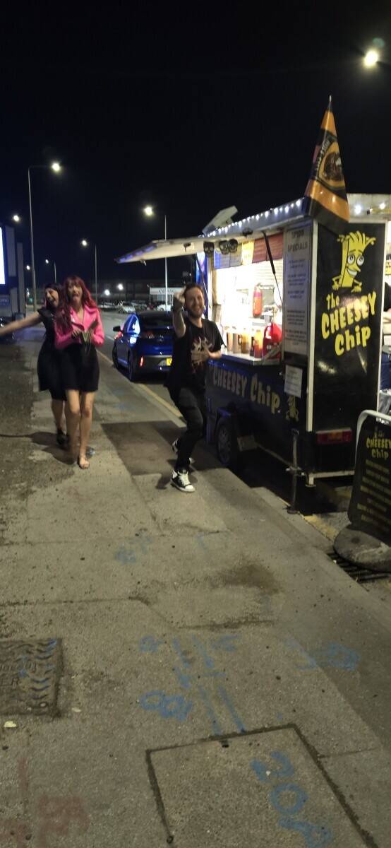 Cheesy Chip Mobile Catering Food Van for Sale
