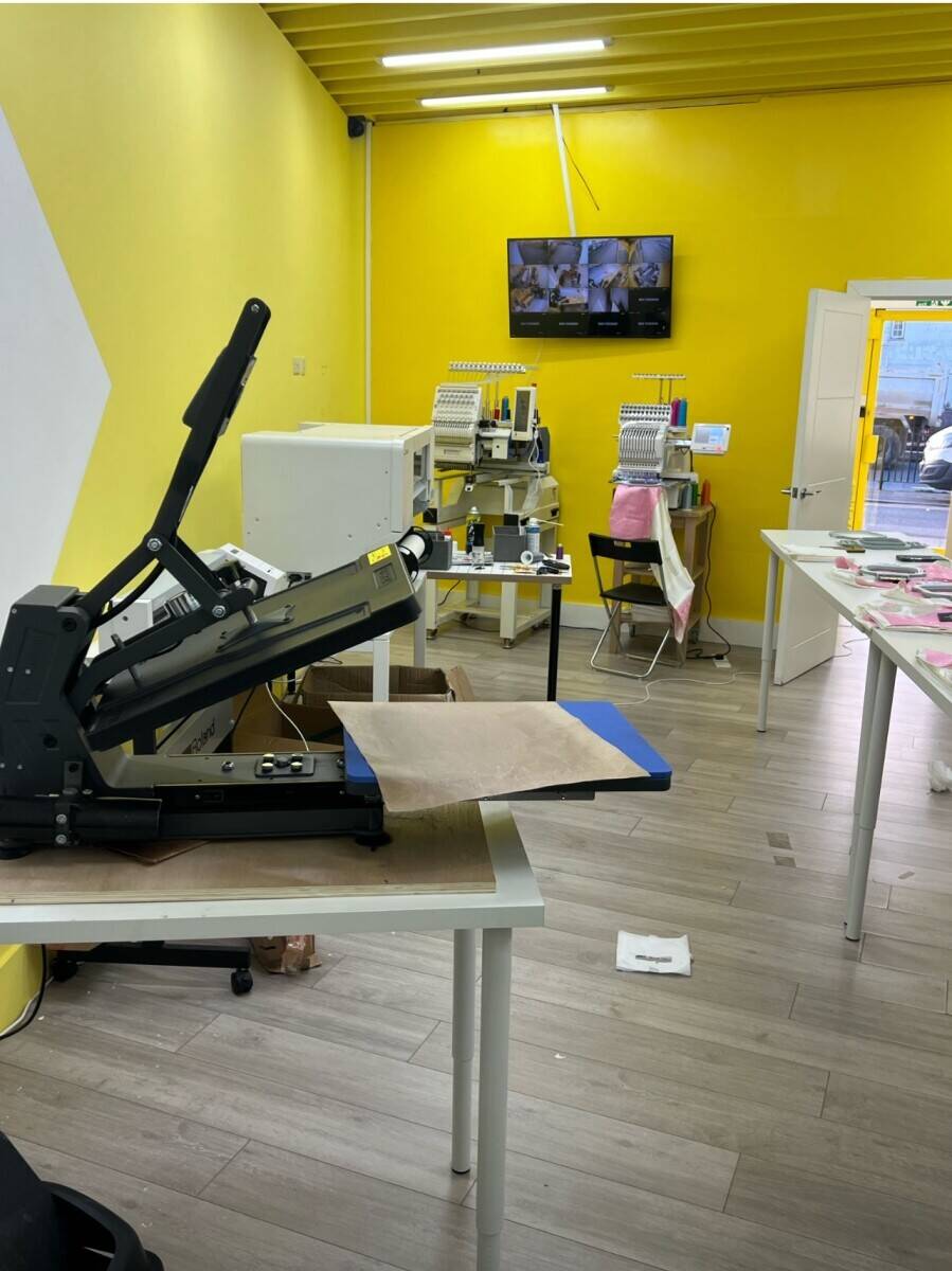 Established Custom Printing & Embroidery Business in Neasden, London Photo 2