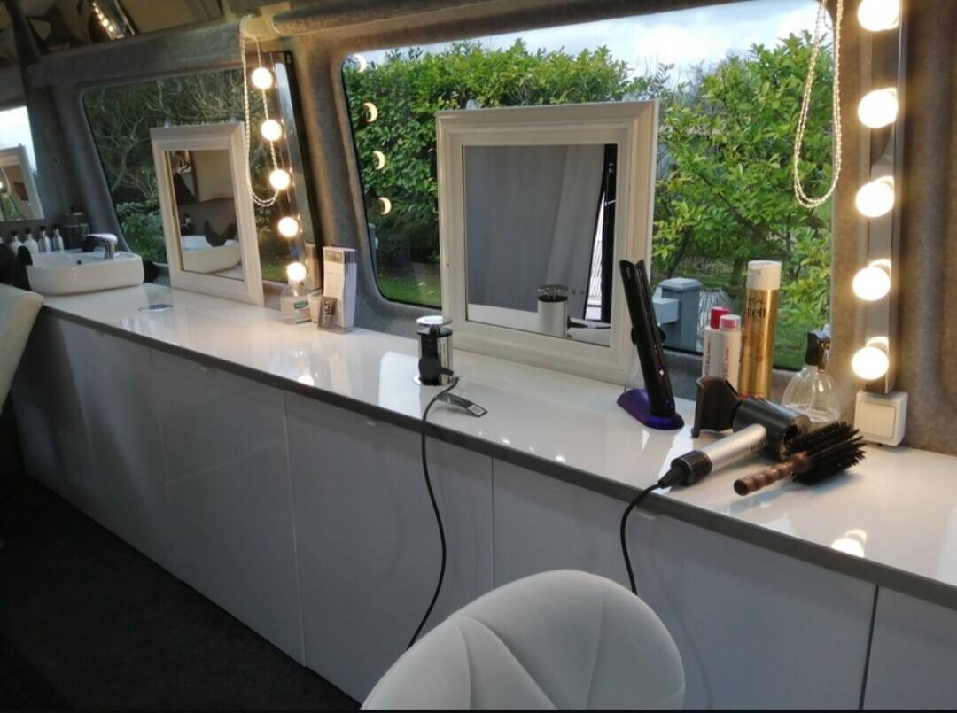 Mobile hair and beauty salon van