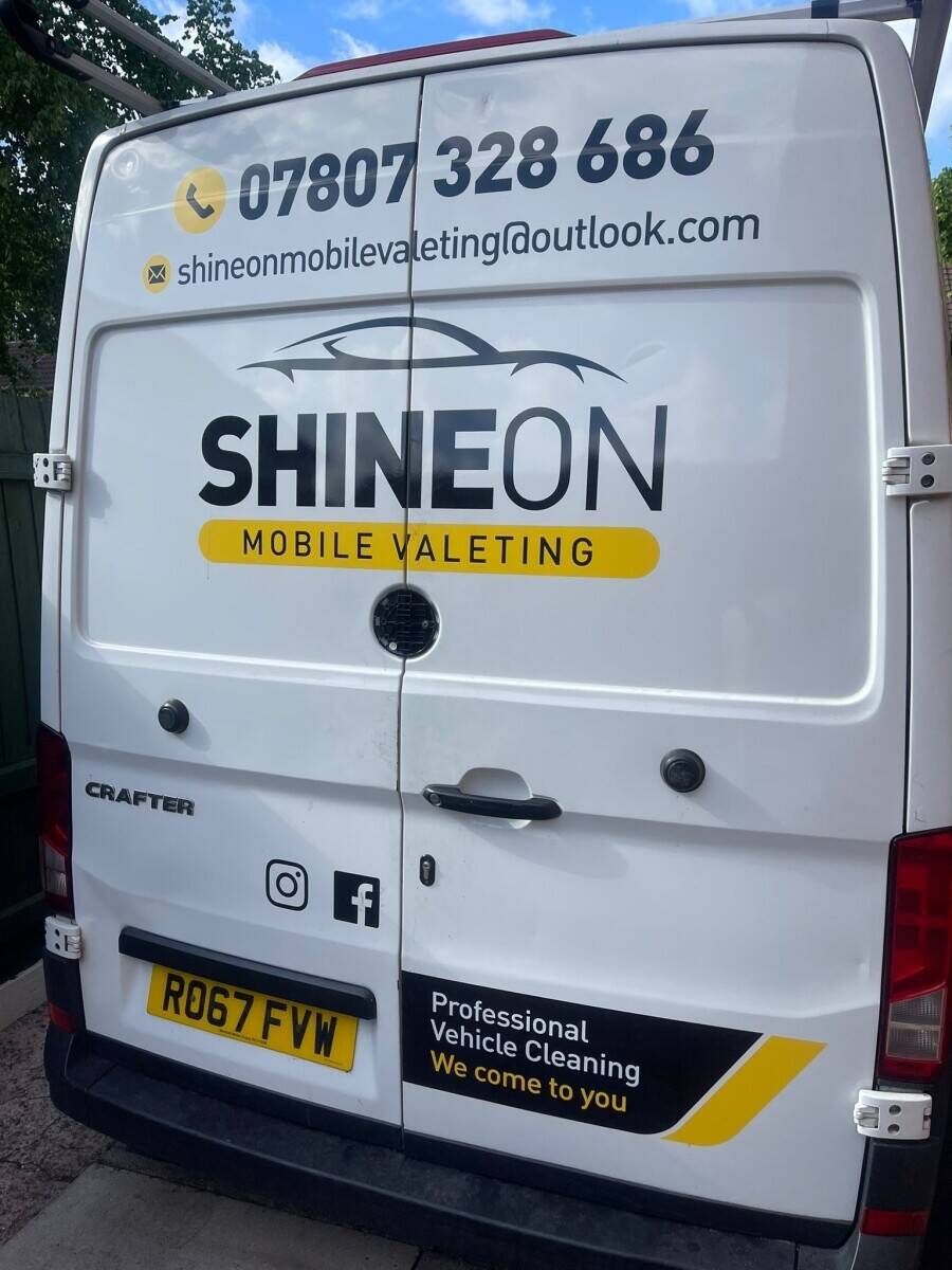 Birmingham Based Mobile Valeting Business, including signed van and equipment for sale 