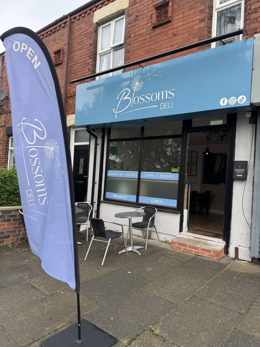 Blossoms Deli in Haydock Merseyside - Coffee Shop, Food Outlet For Sale