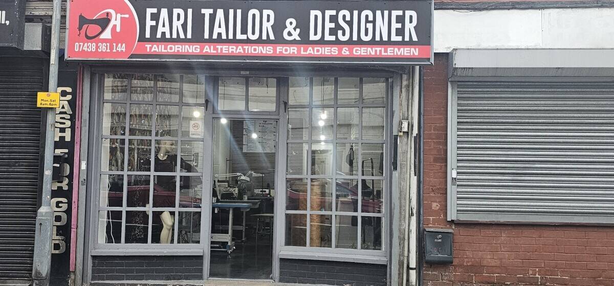 Tailor Shop for sale in Doncaster South Yorkshire.