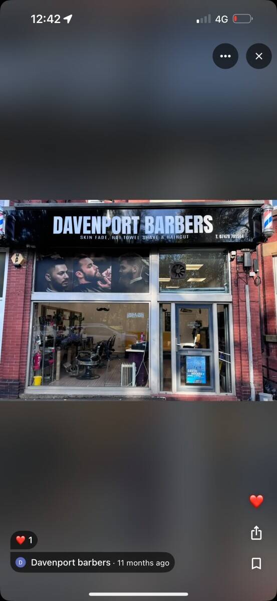 Barber shop for sale in stockport Photo 2