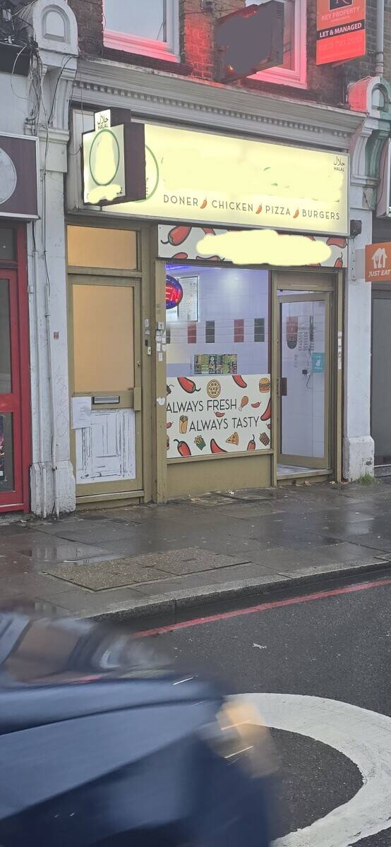 Fried chicken takeaway business, Lewisham London