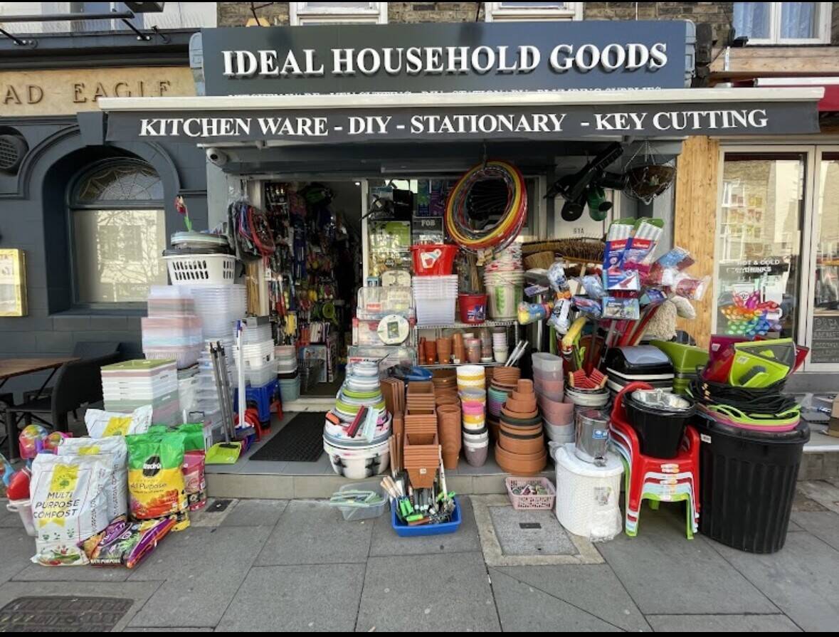 Busy Household Goods Retail Shop with Stock Included
