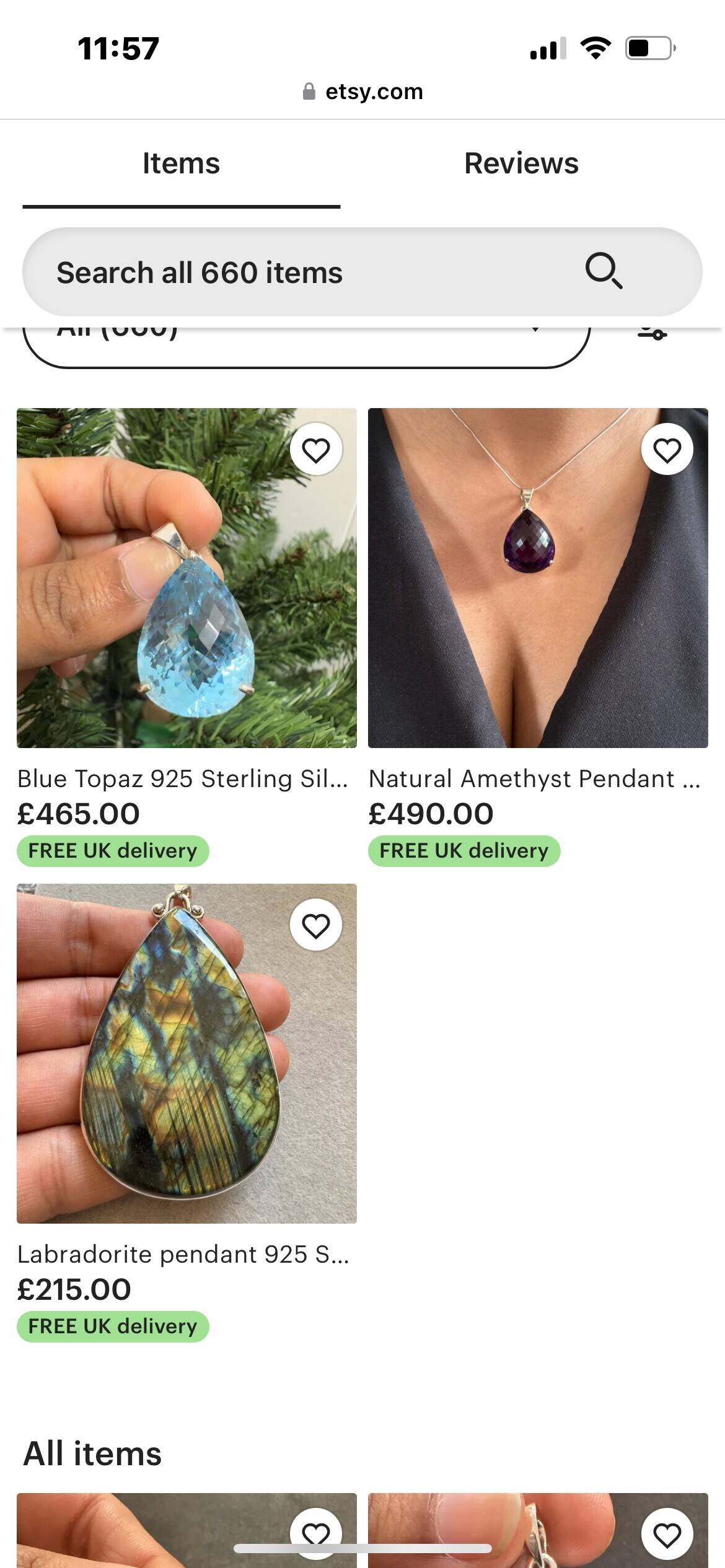 Jewellery stock