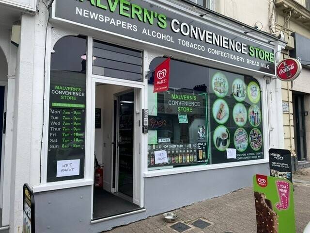 Well Known Convenience Store for Sale in Malvern Worcestershire Photo 1
