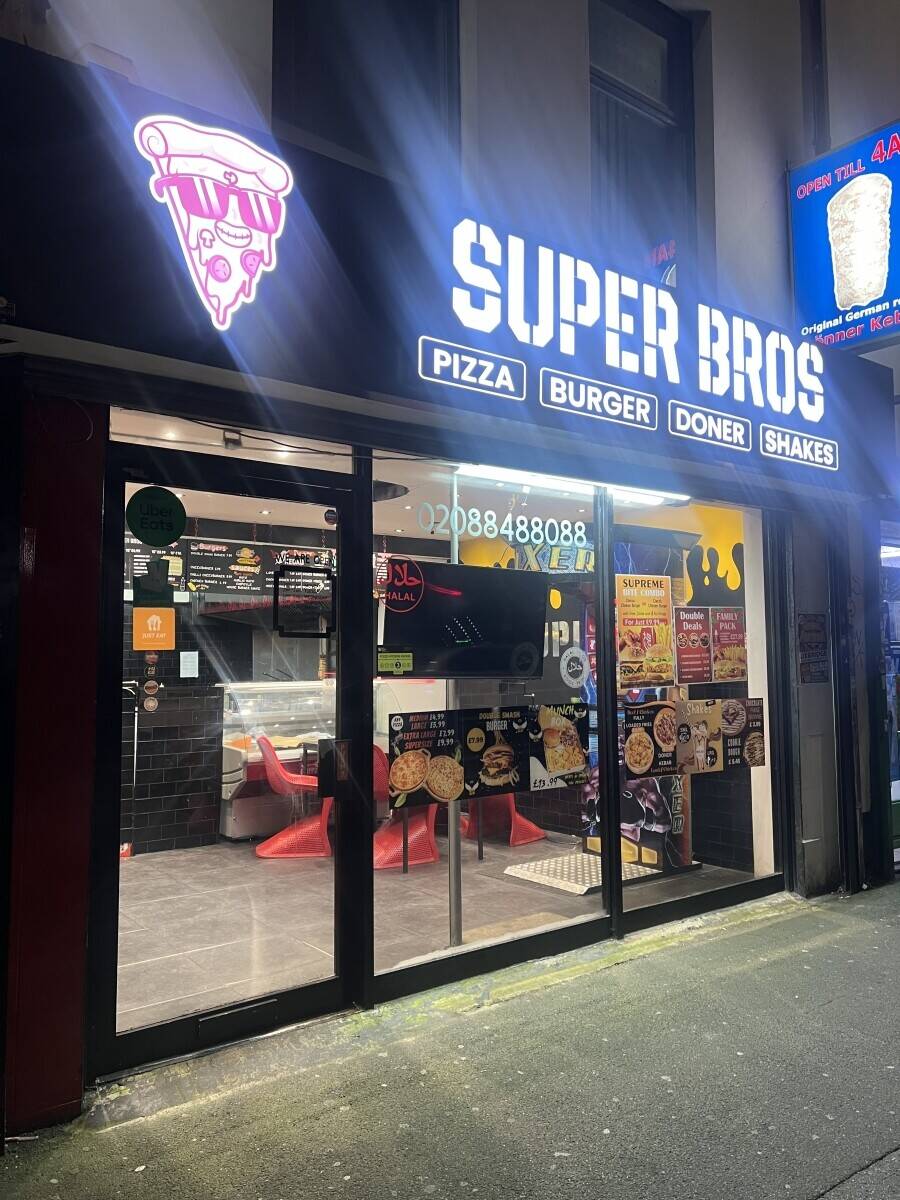 Pizza burger and kebab shop