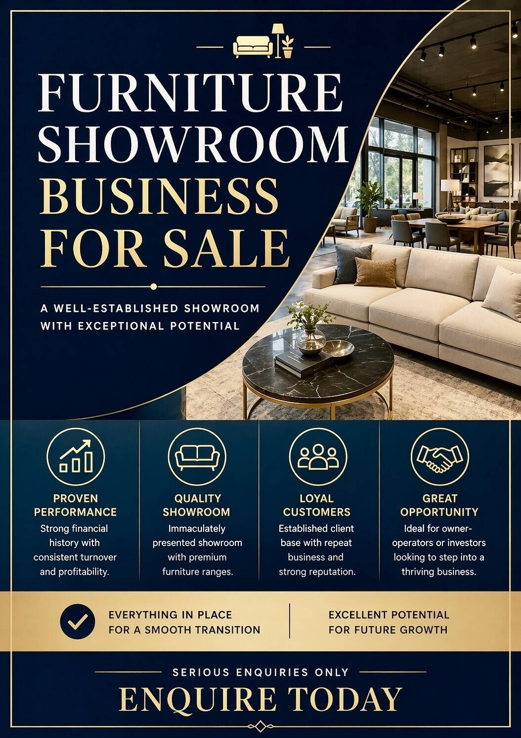 Established Furniture Retail Showroom Business for Sale &ndash; Glasgow