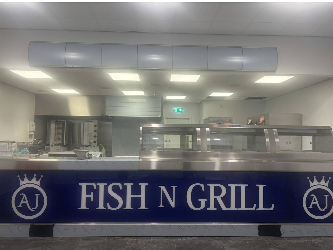 Famous Fish and Grill takeaway shop with all new equipments for sale in Pineham Northampton