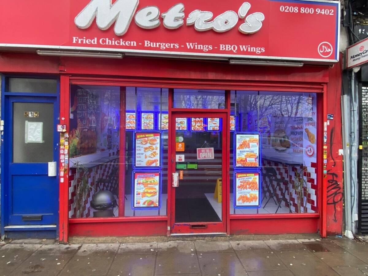 Fried Chicken Shop For Sale In Haringey London