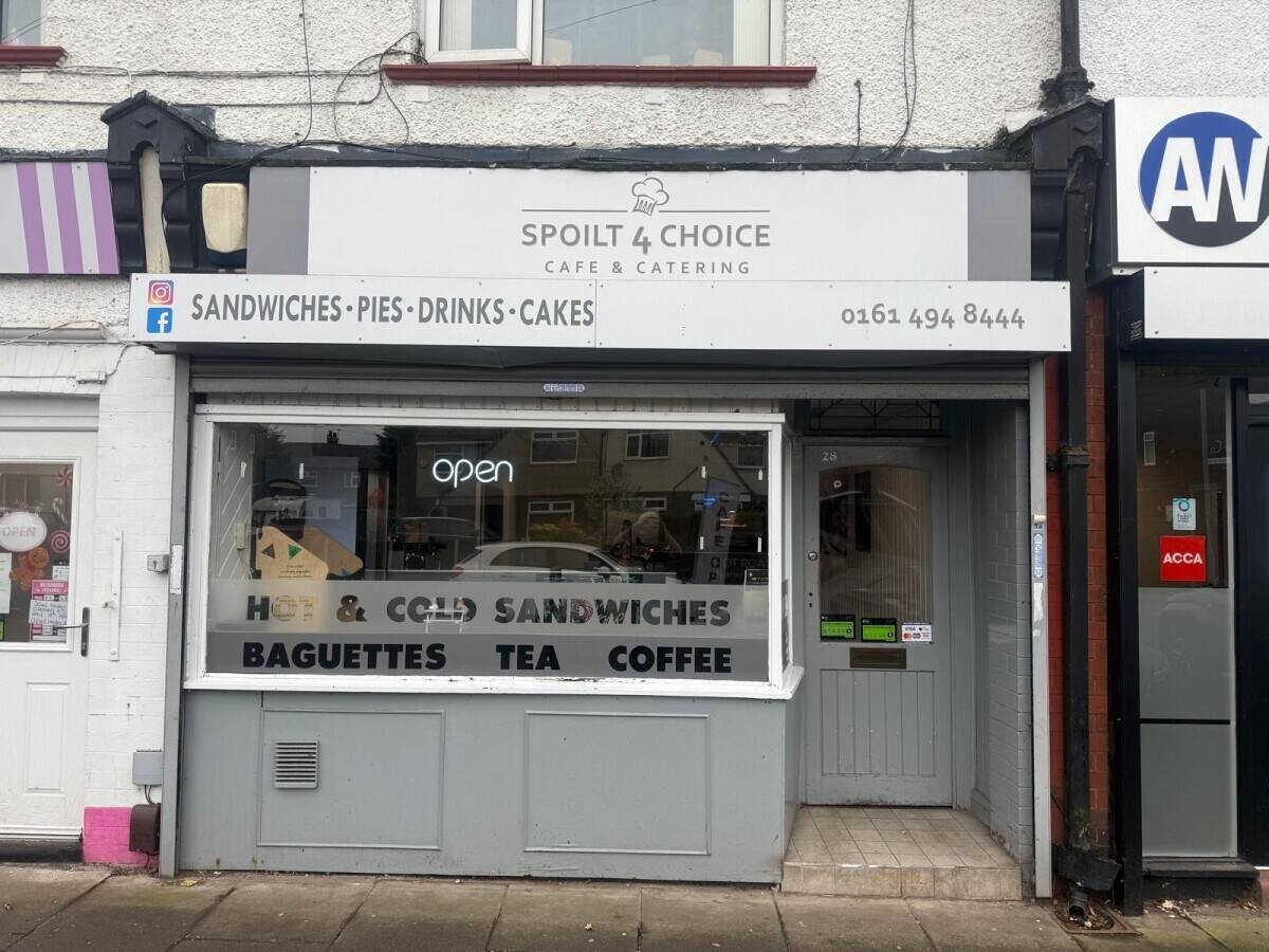 Cafe for sale in romiley