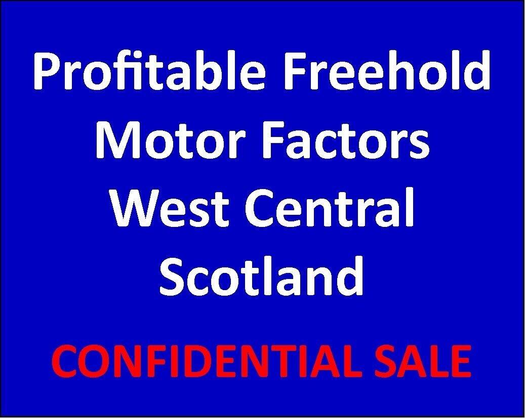 Highly Profitable Freehold Motor Factors, West Central Scotland