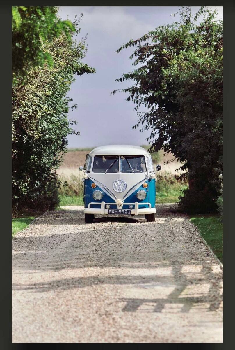 1960s VW split screen camper converted into a photo booth
