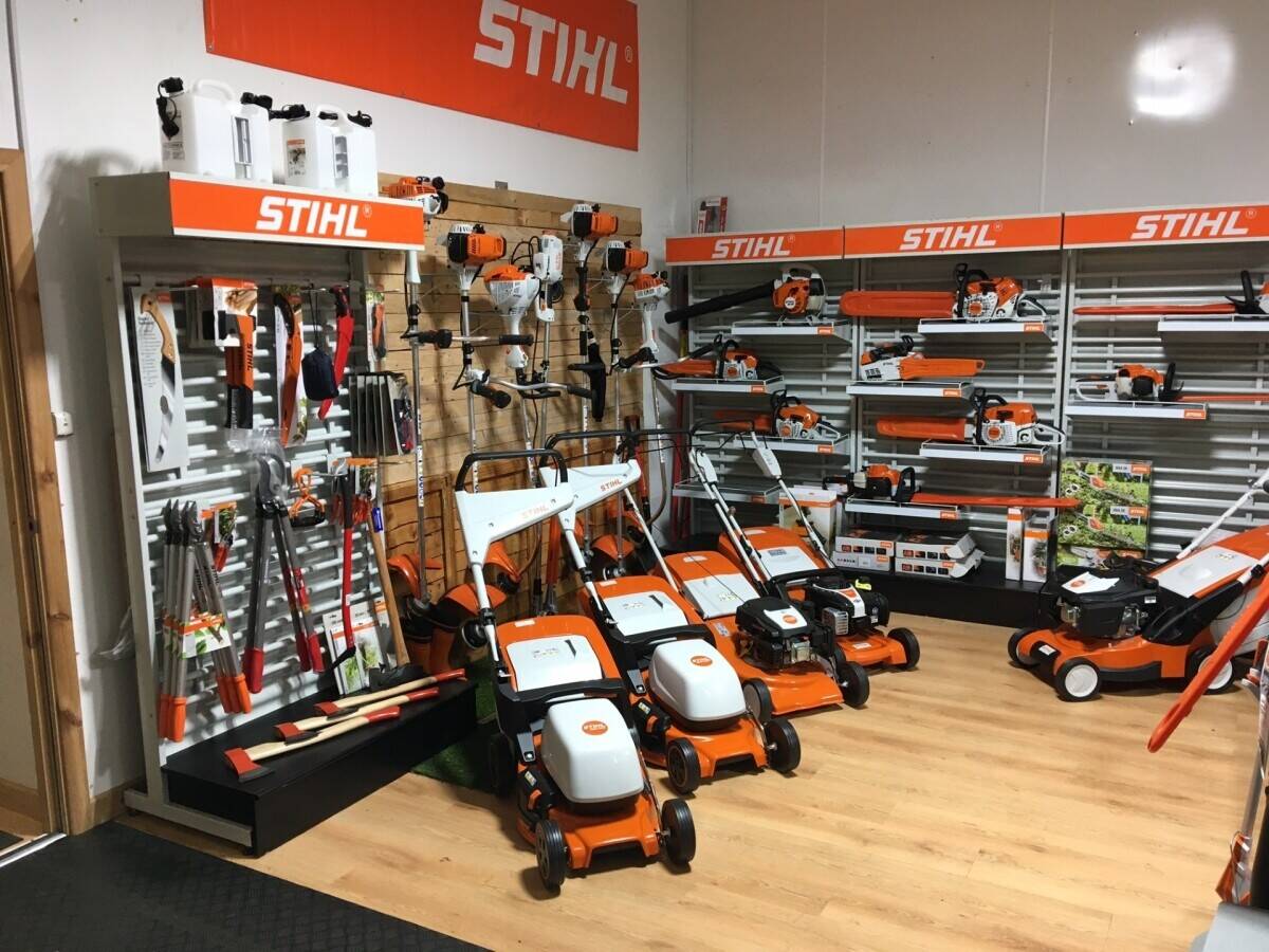 Garden machinery sales and service