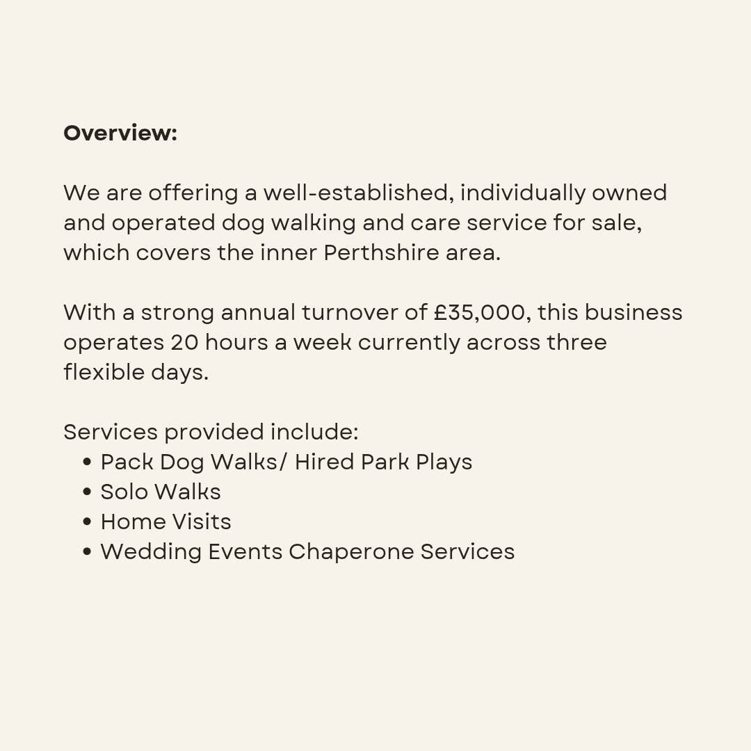 Dog walking business Perthshire Photo 1