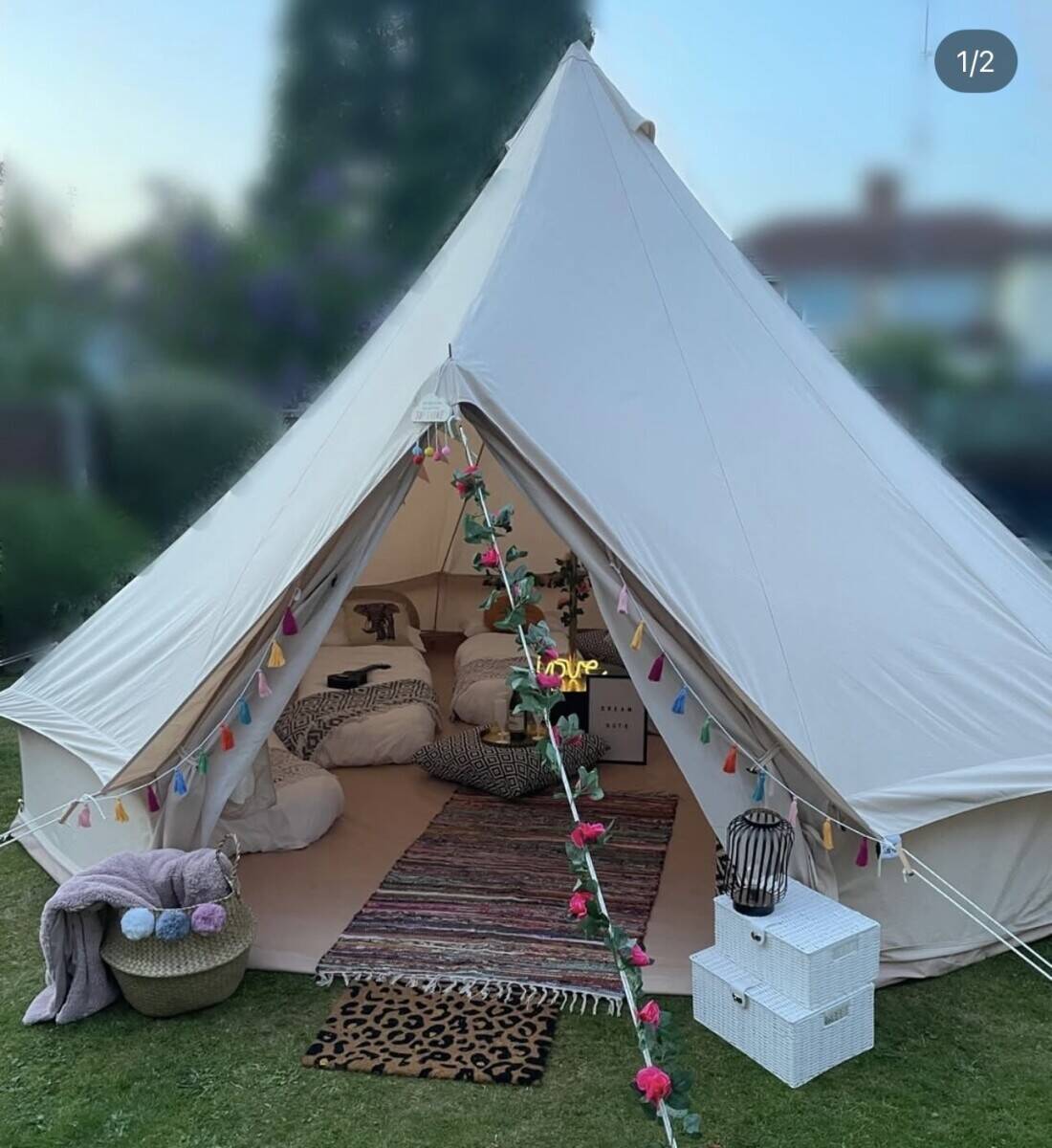 Teepee sleepover business
