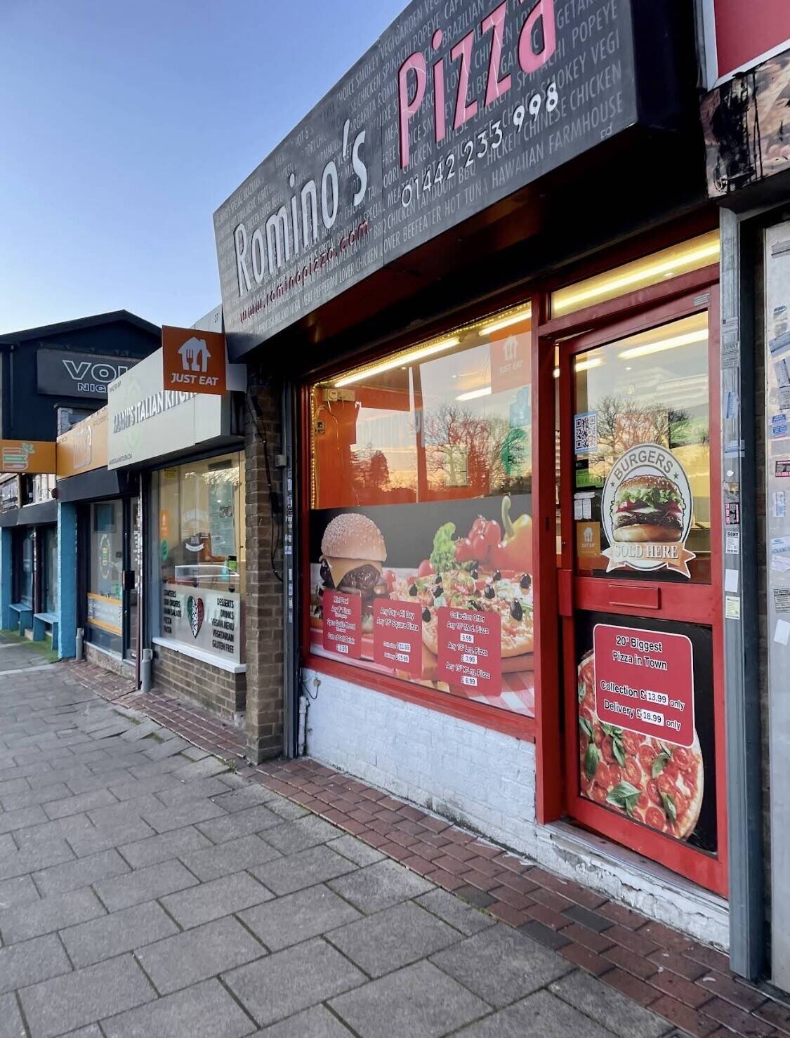Pizza and burger for sale in Hemel Hempstead Hertfordshire