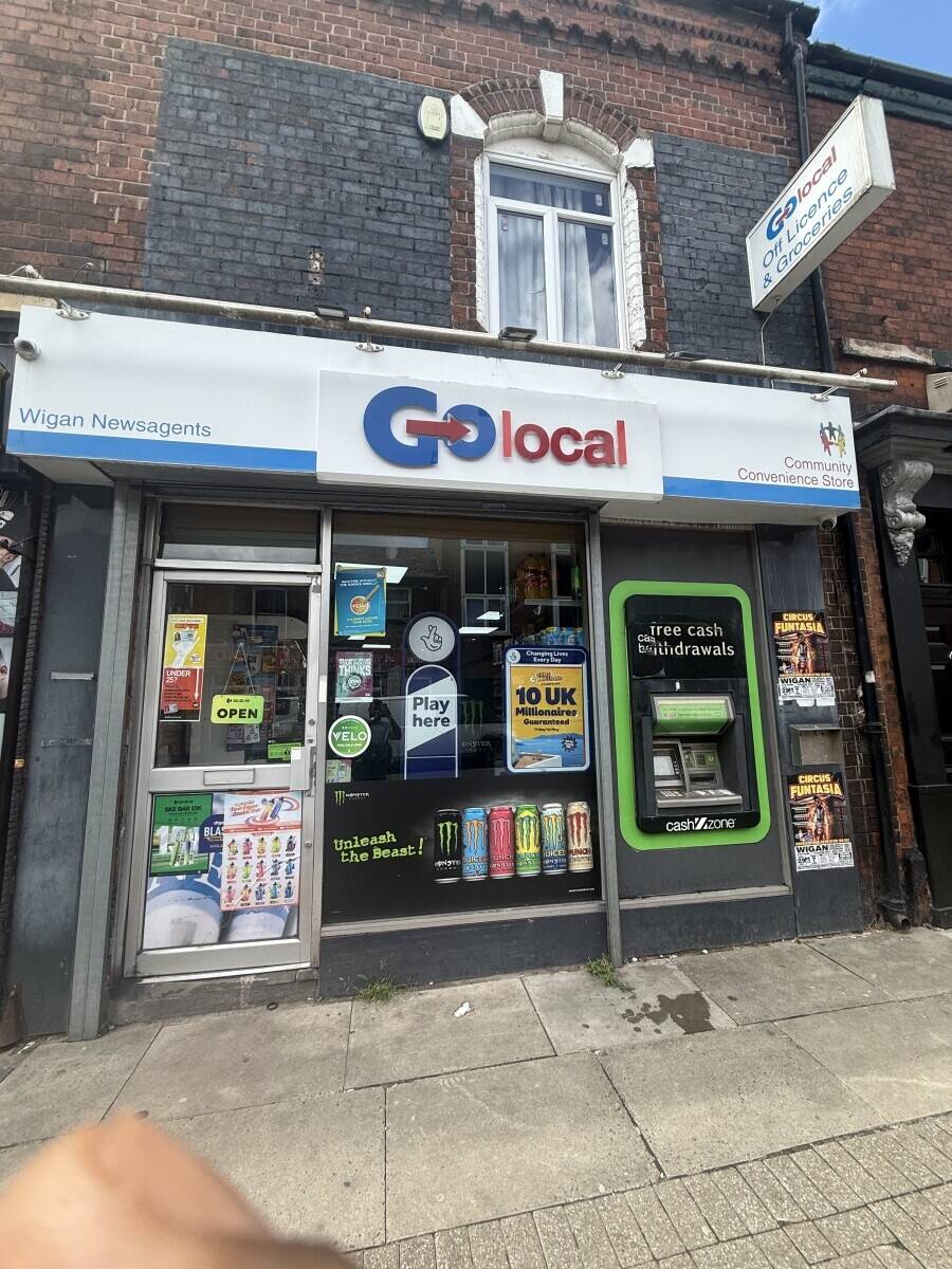Convenience store with off-licence situated in a popular location in Wigan. 
