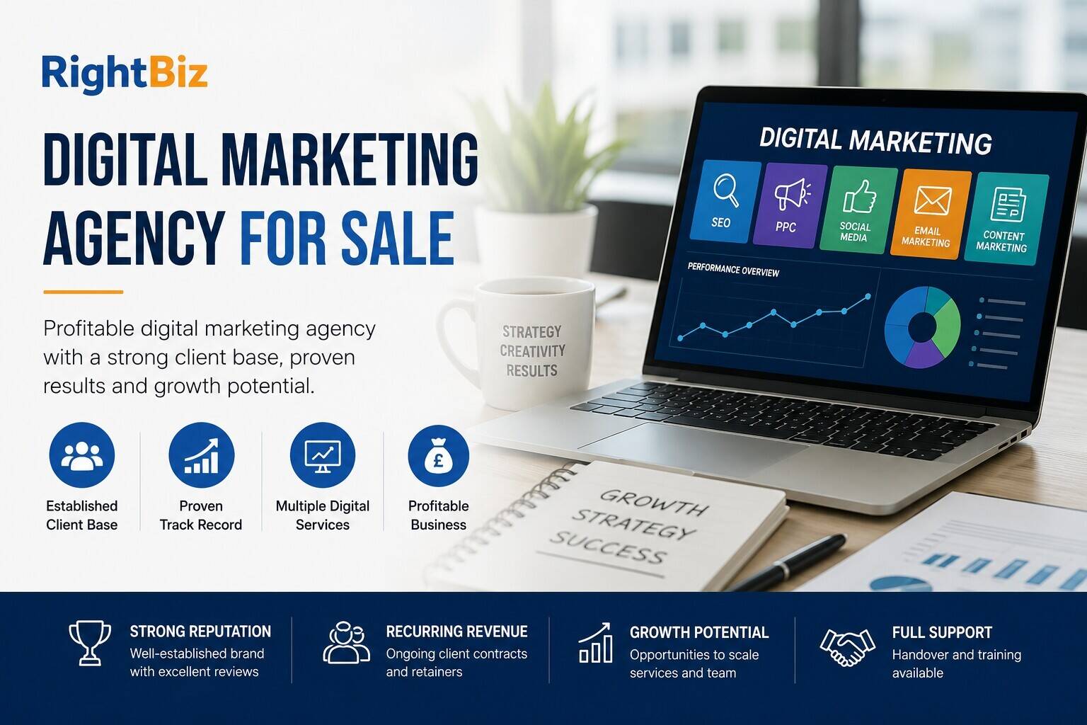 Digital Marketing Agency for Sale