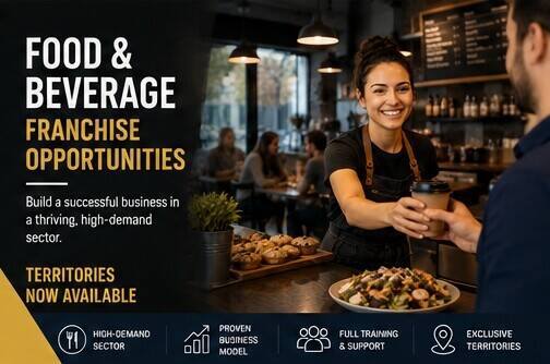 Launch a food and beverage business in Glasgow - proven brand in a high-demand market