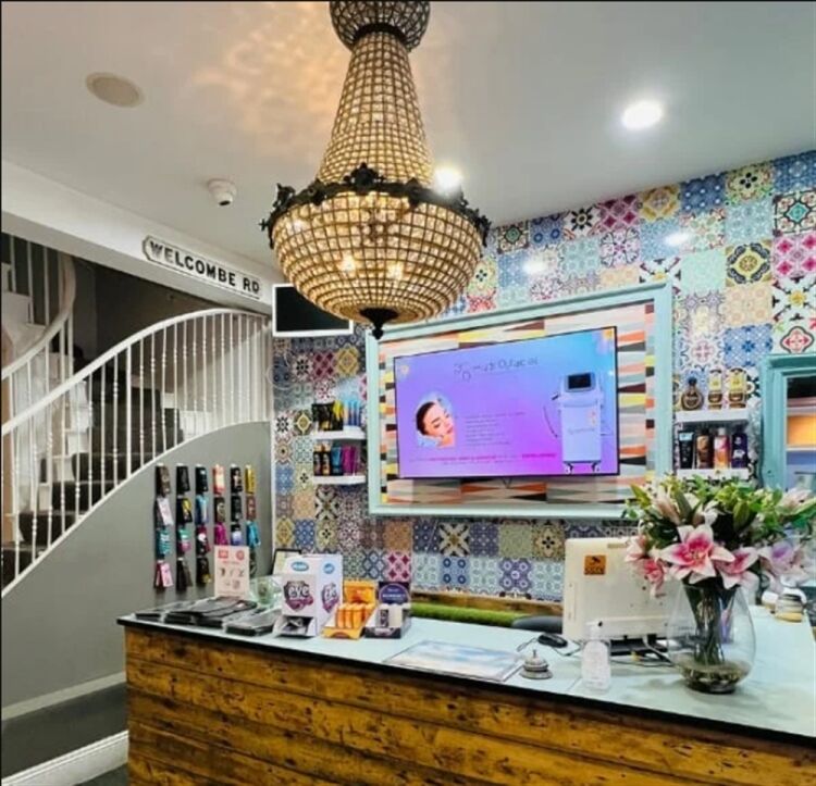 A BEAUTY AND TANNING SALON