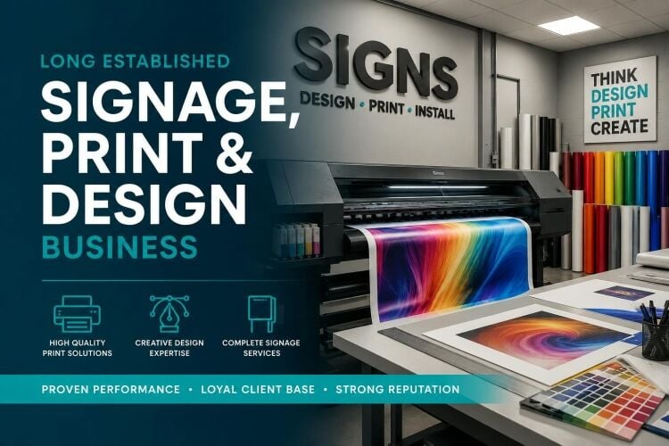 Print, Signage & Design Business - North Scotland Print, Signage & Design Business - North Scotland
