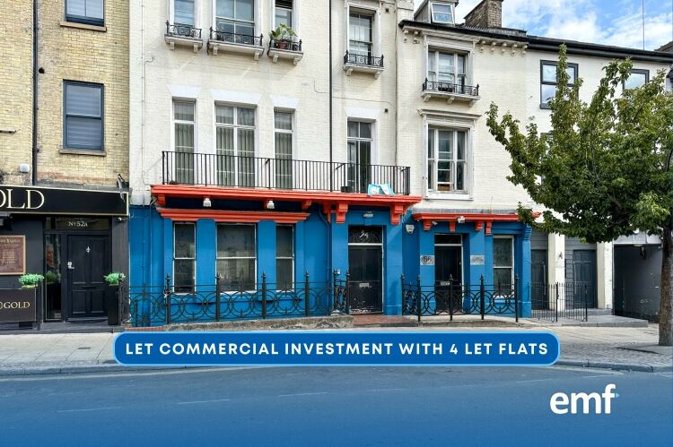 Commercial investment with 4 let flats in Norwich Norfolk featuring unique atrium views