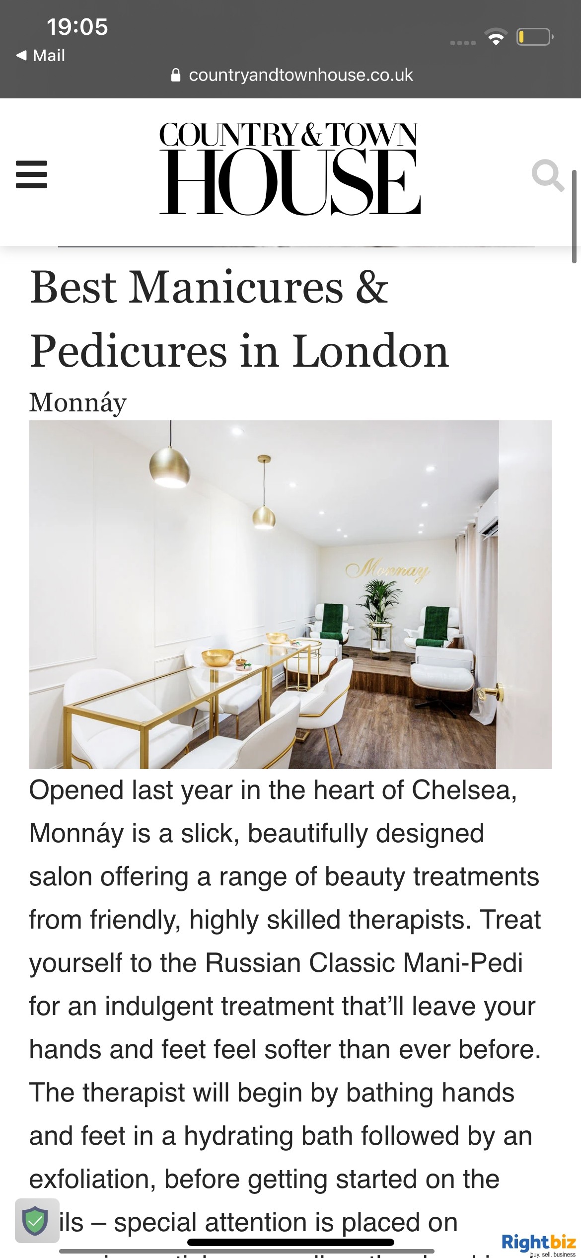 Beauty and  Wellness Clinic for sale central London