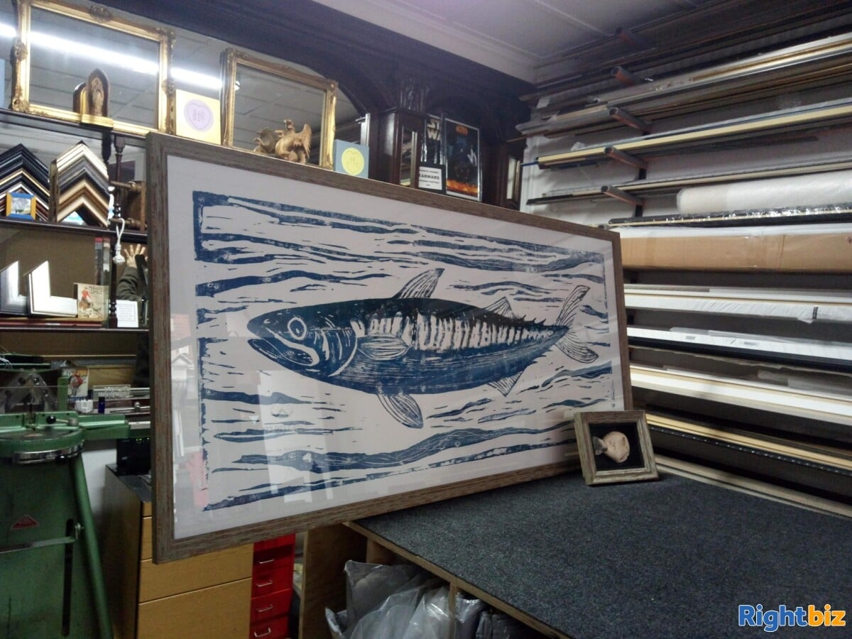 Established Bespoke Picture framing business for sale in Southsea Hampshire