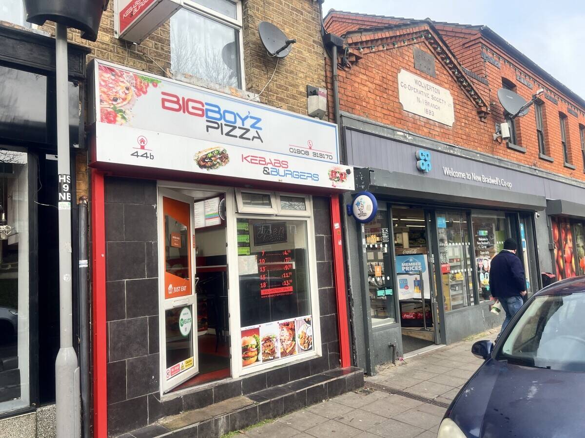 Pizza shop for sale in new bradwell