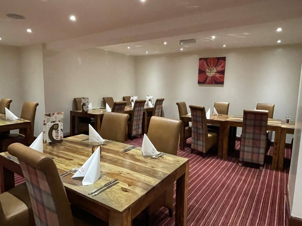 Italian Restaurant in Bathgate for sale, licensed, trading, beer garden, fully fitted