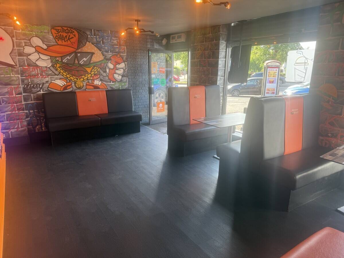Fast food burger takeaway