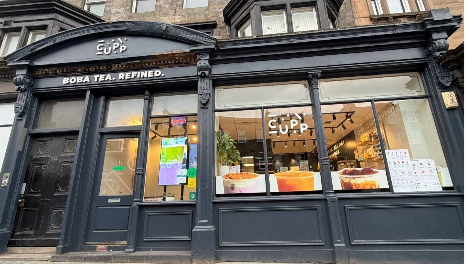Established CUPP Bubble Tea – Prime Lothian Road, Edinburgh