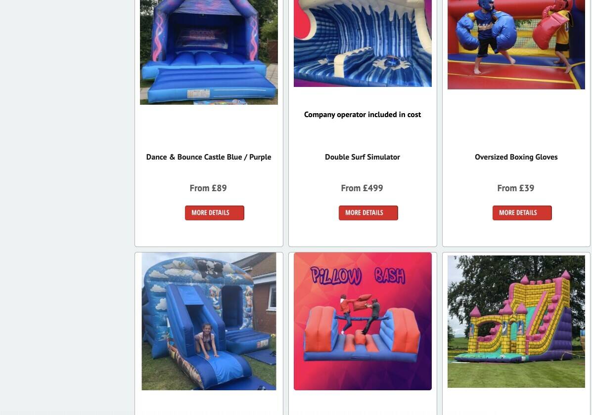 Large Established Glasgow Inflatable Event Hire Company