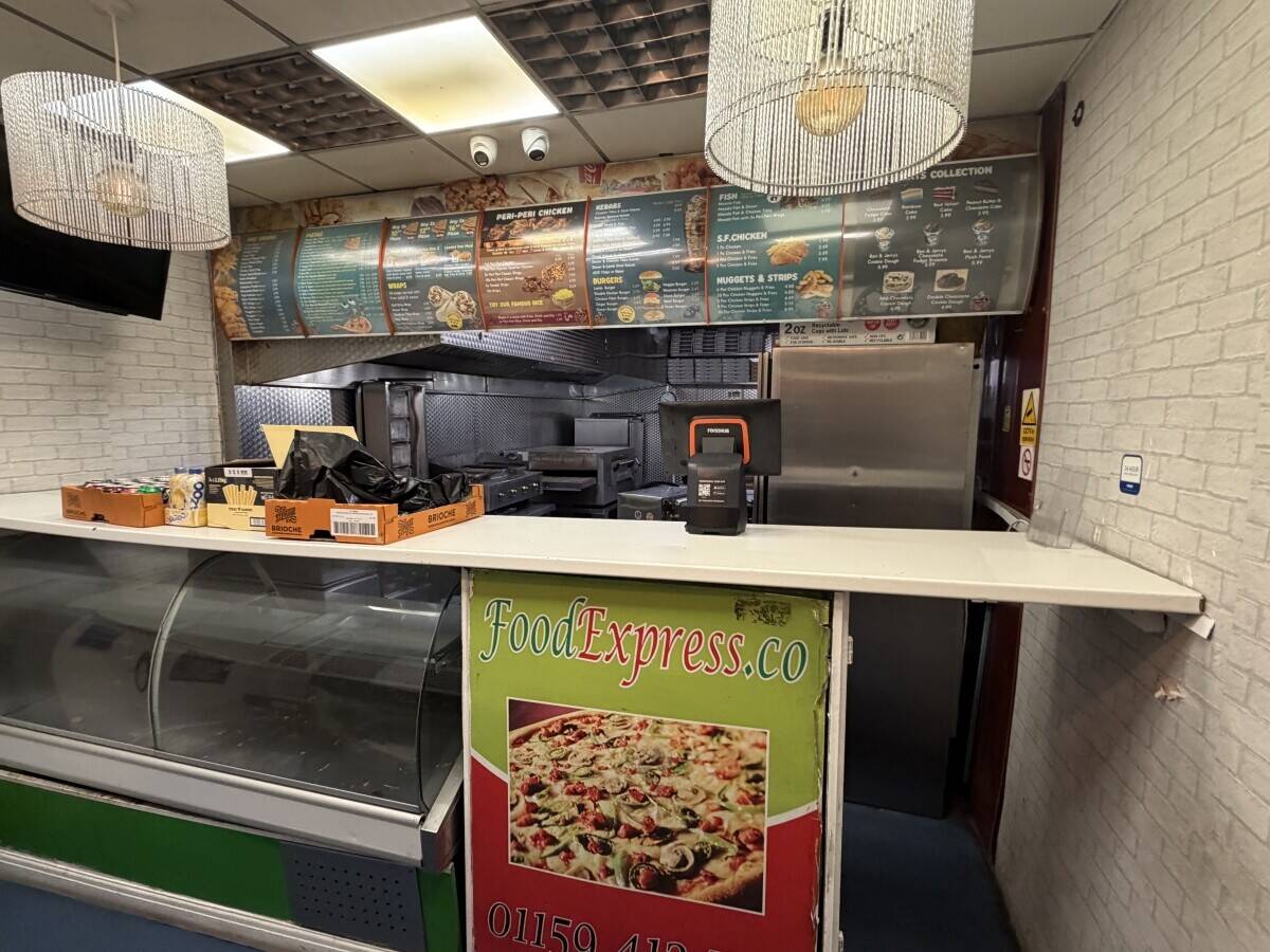 Takeaway for sale in Nottingham town centre