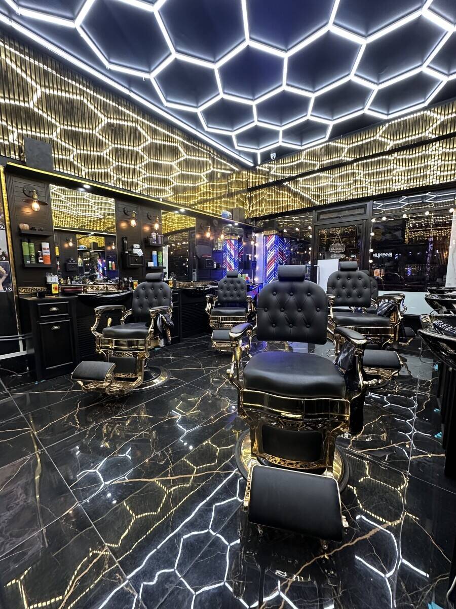 Afro carribean and Asian Turkish style luxury barber shop and academy 