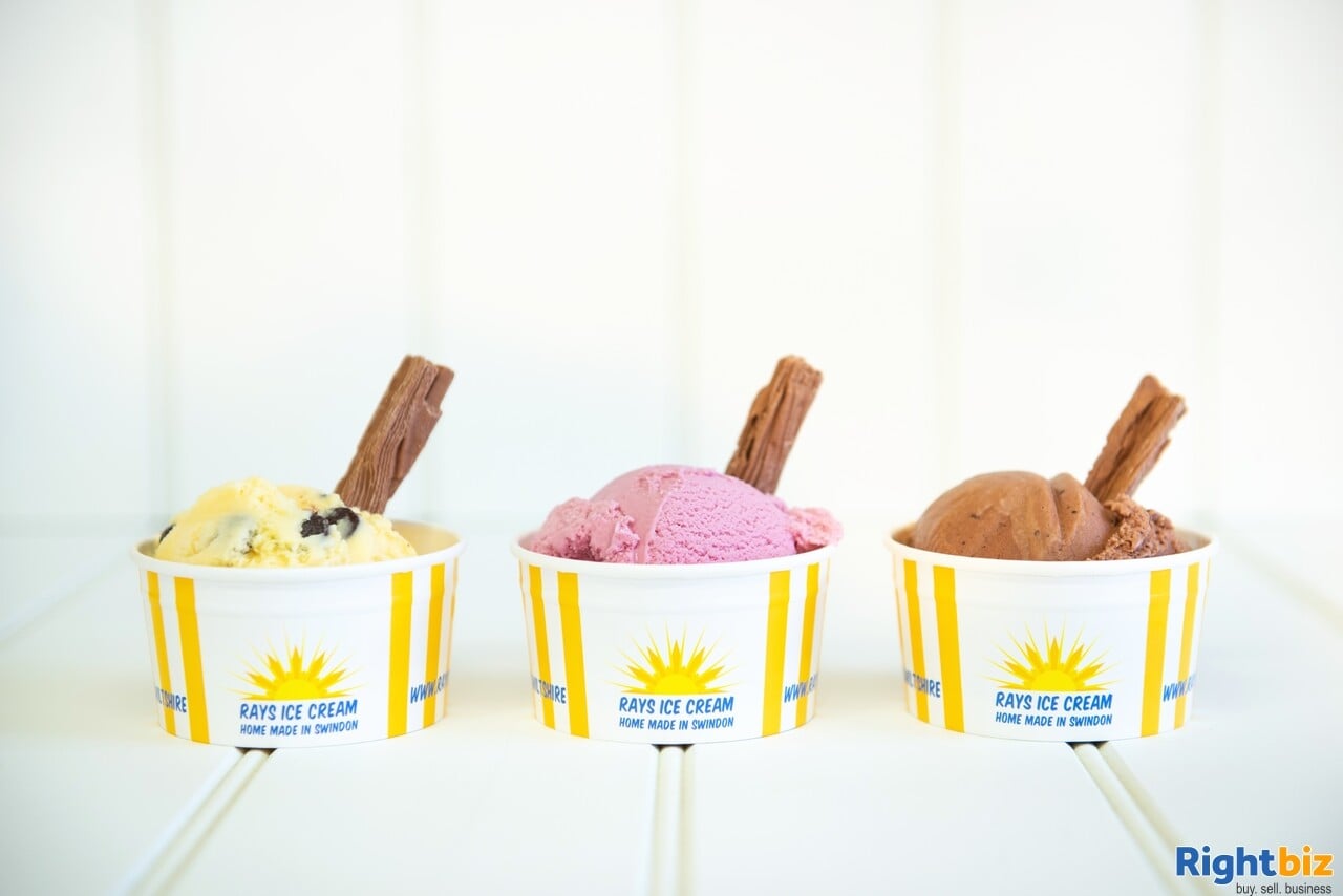 Growing, premium ice cream business - parlour, manufacturing, wholesale, events
