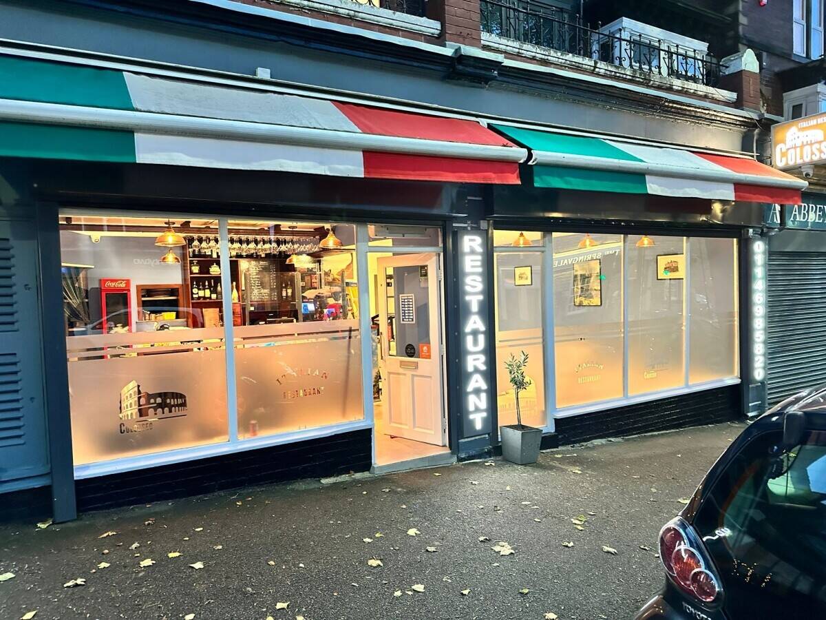 Italian Restaurant for sale in Sheffield 
