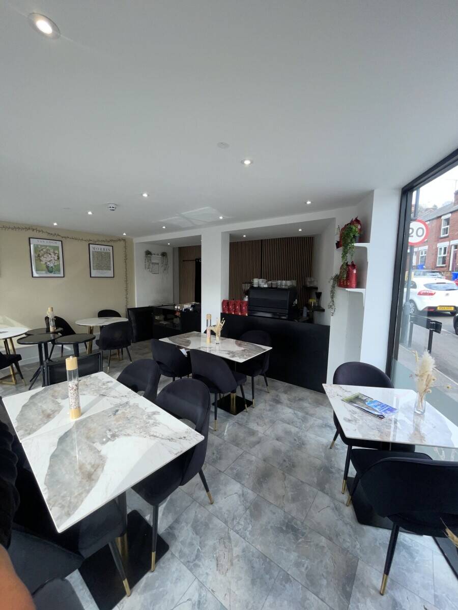 Popular modern cafe The Breakfast Club with diverse menu and thriving atmosphere for sale  in