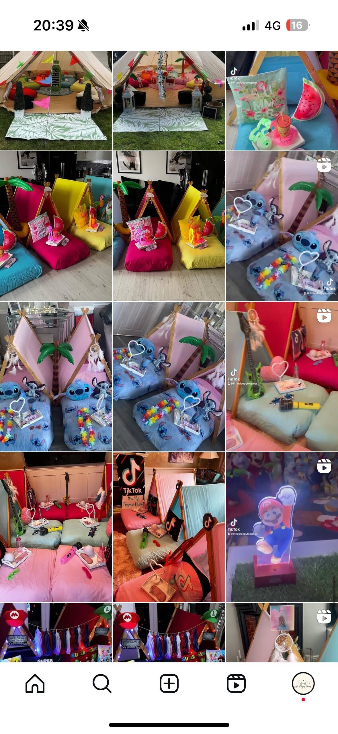 Children’s sleepover partys Teepees’s tent hire liverpool Photo 11