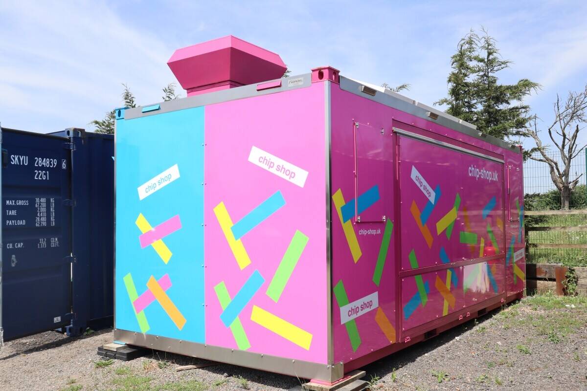 Fish & Chips business converted shipping container for sale&nbsp; Photo 11