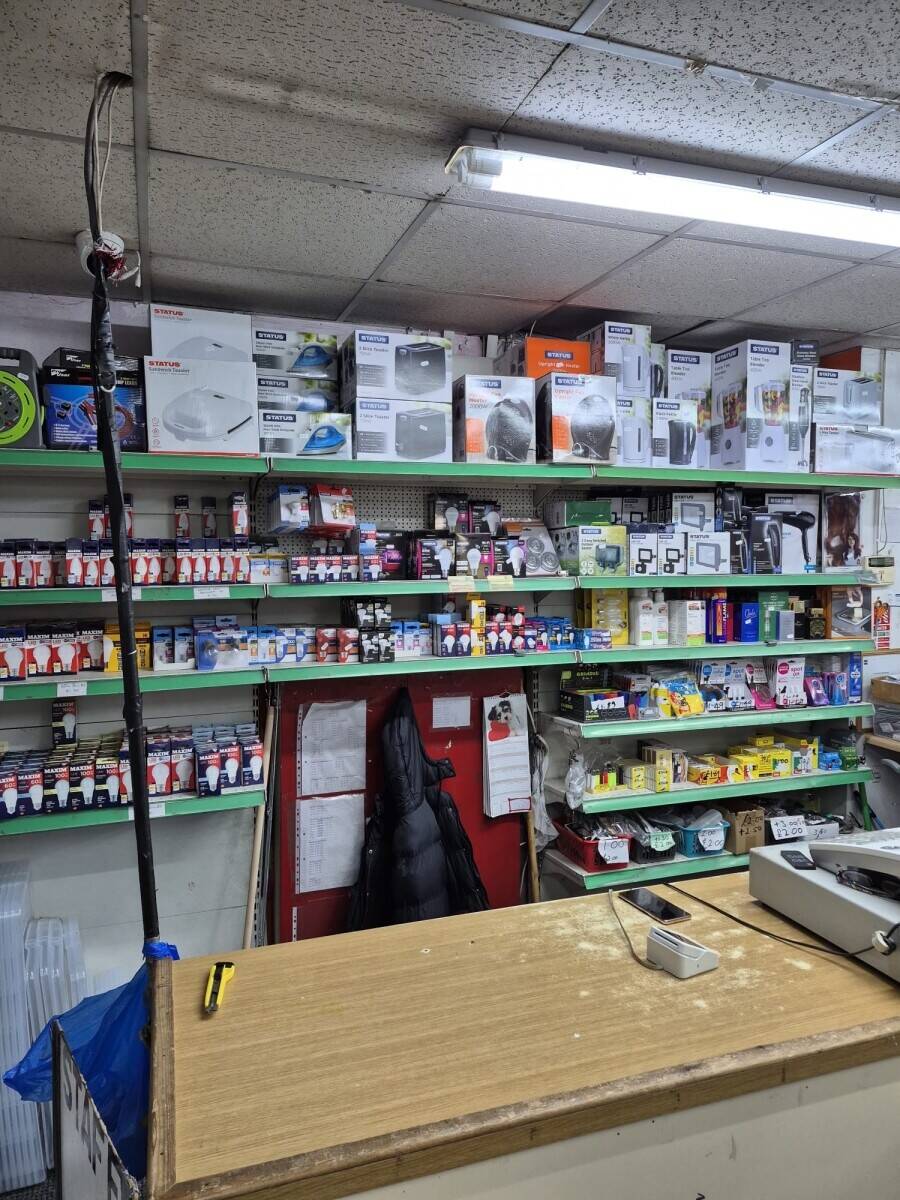 Retail business on a busy road near the university area