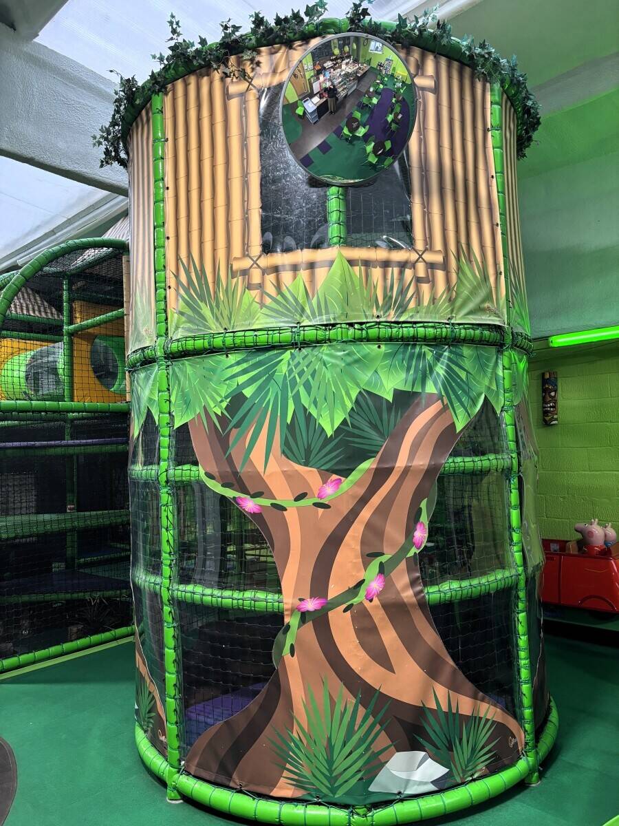 Large Jungle-Themed Soft Play Centre Playframe, Toddler Area, Baby Area, &ndash; Setup Ready for Relocation or New Venue!