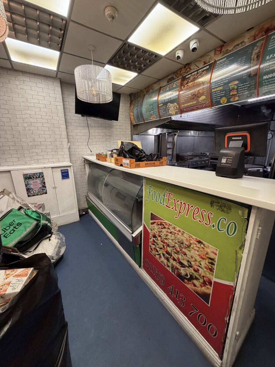Takeaway for sale in Nottingham town centre