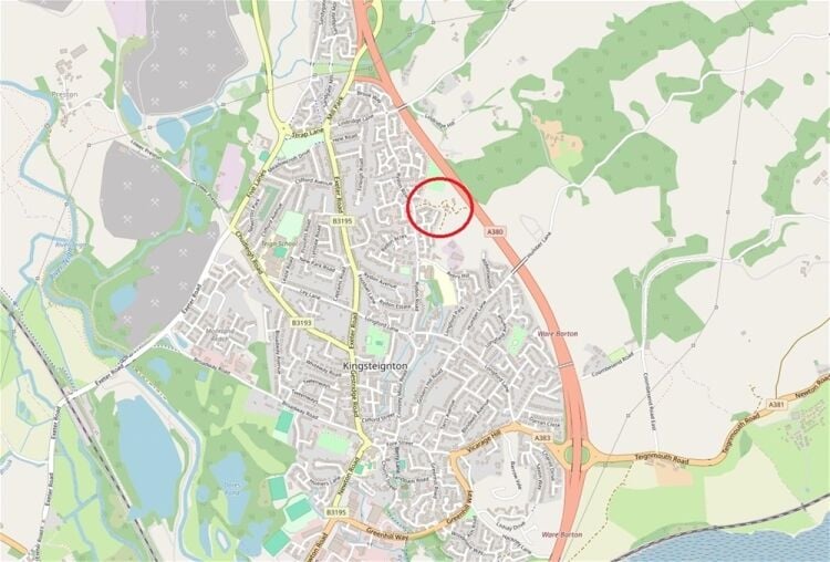 6 Acres of Land in Kingsteignton with Development Potential For Sale in Newton Abbot