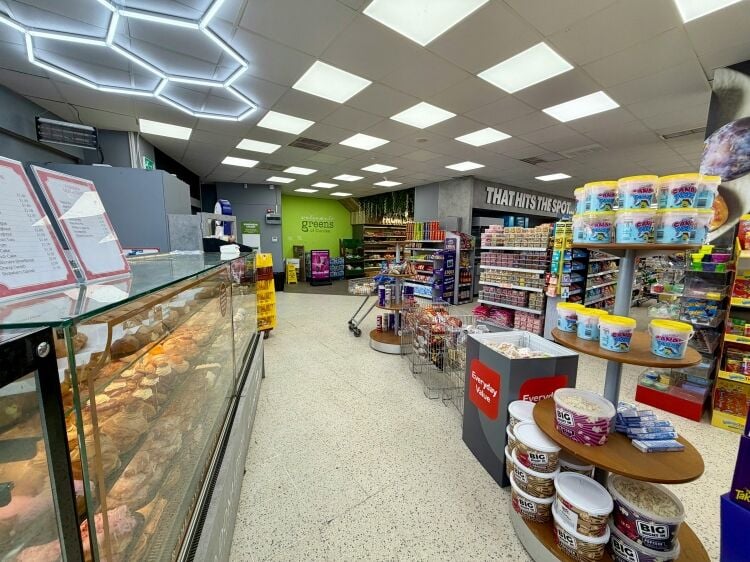 Convenience store for sale in Dundee with 6,500 sq ft and rear parking available.