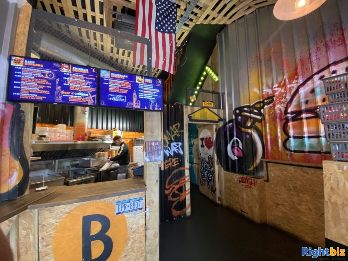 Established burger restaurant in Shrewsbury town centre. Cheap rent and rates and good turnover.